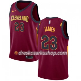 Muški NBA Dres Cleveland Cavaliers LeBron James 23 Nike 2017-18 Crvena Swingman